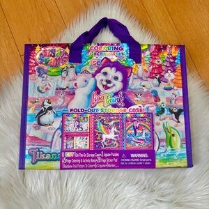 Lisa Frank Fold Out Storage Case and Activity Set
